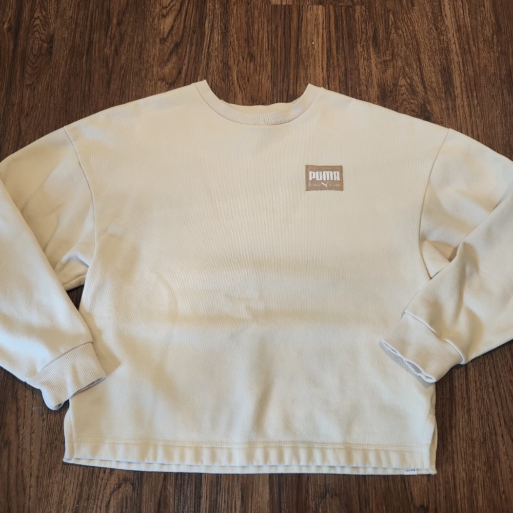 Puma Womens Cream Sweater